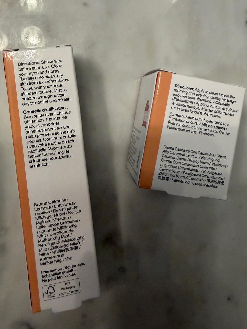 StriVectin Barrier Restore+ Soothing Milky Mist & Ceramide Cream Samples - Picture 2 of 3